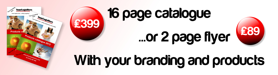 Products catalogue and flyer